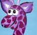 Die lila Giraffe